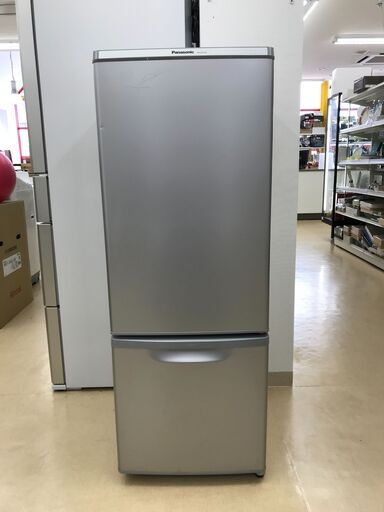 パナソニック 2ドア冷蔵庫 168L 2017年製 NR-B179W-S 中古品