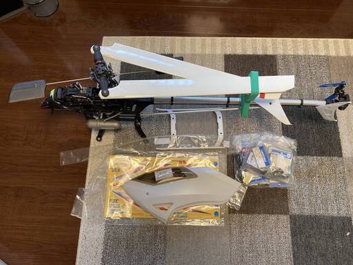 HIROBO SDX SWM-System 50クラスエンジン搭載 プロポ・始動キット込み　メカ組込・設定済 未完成品