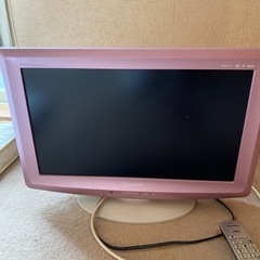 【ネット決済】20v型　ピンクの可愛いテレビ