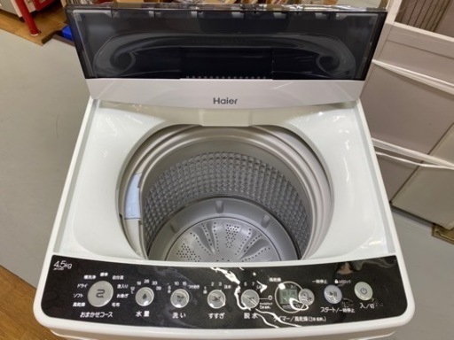 I481 ★ Haier 洗濯機 （4.5㎏）★ 2019年製 ⭐動作確認済⭐クリーニング済