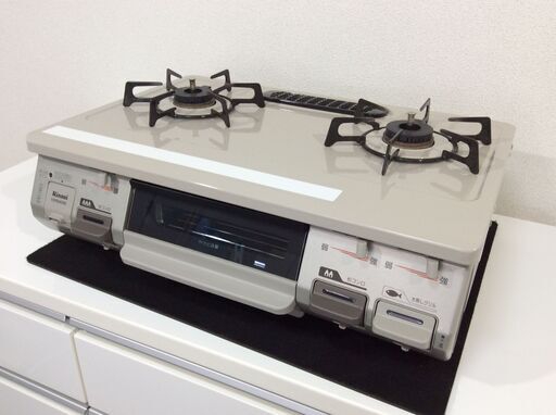 （7/29受渡済）YJT4911【RINNAI/リンナイ ガスコンロ LPガス】美品 2014年製 RT64JH-L 家電 キッチン レンジ ガステーブル 左側強火 ホーロー