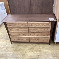 KG-94【新入荷　アウトレット】近藤工芸　ローチェスト　ウォールナット　レッドオーク材