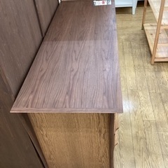 KG-94【新入荷　アウトレット】近藤工芸　ローチェスト　ウォールナット　レッドオーク材