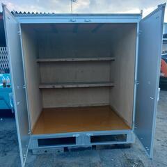 コンテナ倉庫　ガルバコンテナ　建設現場倉庫　家庭用　自転車バイク収納