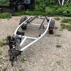 軽ボートトレーラー　抹消中書類あり