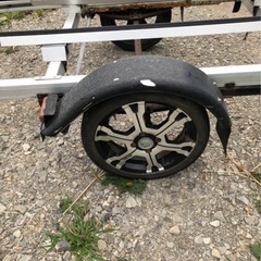 軽ボートトレーラー　抹消中書類あり