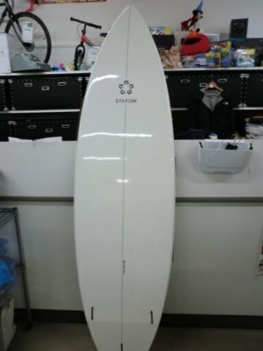 ジモティ来店特価!!!　サーフボード　STAFISH 　ホワイト　　J-657