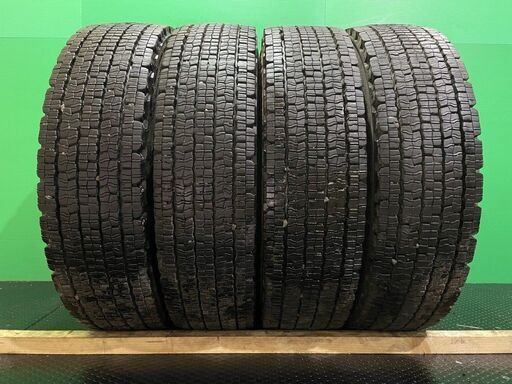 225/80R17.5 スタッドレス ダンロップ DECTES SP001 2016～2017年製 4トン 車 TOPY MHAT DMHA 17.5×6.00 135-12 6穴 両面再塗装 6本 発注品大型トラック用スタッドレスタイヤ 225⁄80R17.5