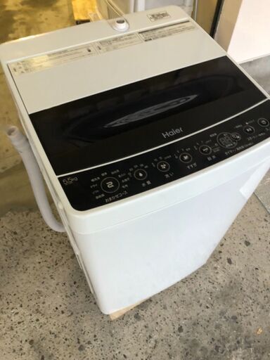 人気商品の 2019年製 Haier ハイアール 5.5kg 全自動洗濯機 JW-C55D