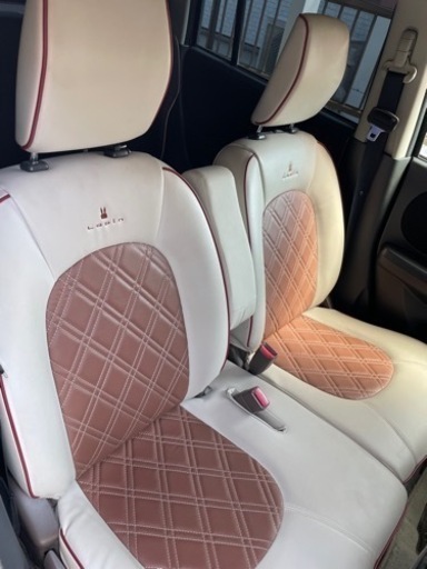 HE22S ラパン　アルトラパン　スズキ純正　ショコラベンチシート2席　茶色&白　禁煙車　中古　運転席　助手席