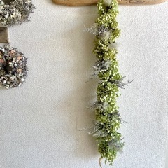 アナベル紫陽花ロングガーランド