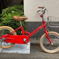 美品☆tokyo bike☆子供用自転車　16インチ　赤　無印良品