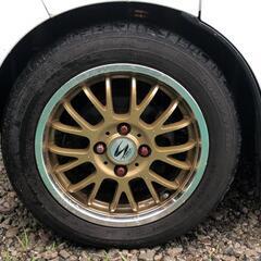 「軽自動車用」アルミホイール+夏タイヤ(中古)