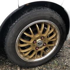 「軽自動車用」アルミホイール+夏タイヤ(中古)