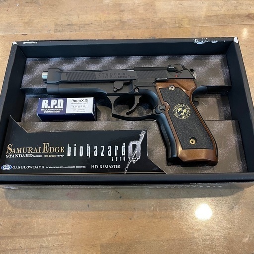 J1445 18禁 東京マルイリアルプロップシリーズ vol.12 BIOHAZARD ZERO バイオハザード × SAMURAI EDGE STANDARD MODEL サムライエッジ スタンダードモデル〈ハイグレードタイプ〉取説付 新品参考価格21,780円 動作確認、クリーニング済み