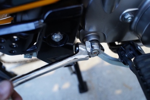 CT125 ハンターカブ キックペダル加工品 メッキ CT125 ハンターカブの