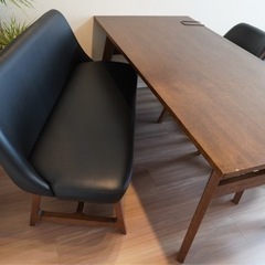 【定価約14万円】LIVING HOUSE / AZUMAYA カフェ風ダイニングテーブルセット