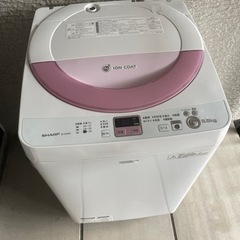 【緊急値下げ中！！】安心のSHARP製洗濯機(余裕の5.5kg仕...