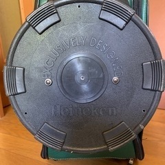 美品　希少レア　ハイネケン　キャディバッグ　グリーン