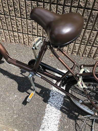 その他 値下げ！親子自転車ママチャリ mother&child 茶色 フロント 