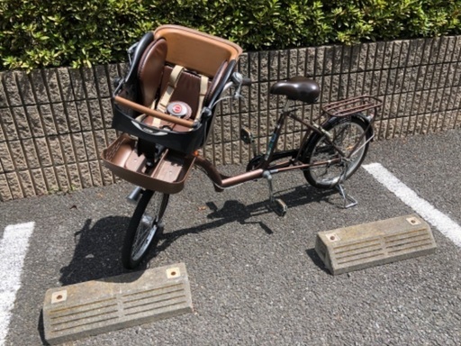 その他 値下げ！親子自転車ママチャリ mother&child 茶色 フロント 