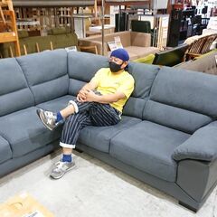 ニトリ｜WALL3｜布張りカウチソファ