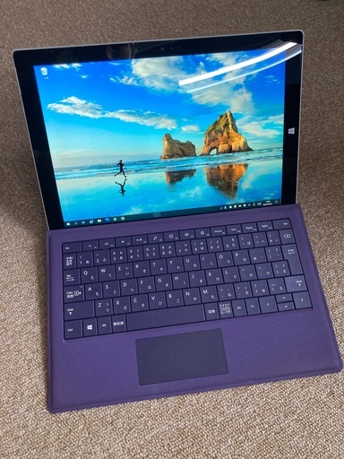 Surface pro3 パープル【美品】ATiC製キーボード付き