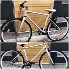 ピストバイク 高額8万円程ホイール付き 固定 フリー 両方 ロードバイク 自転車 クロスバイク マウンテンバイク