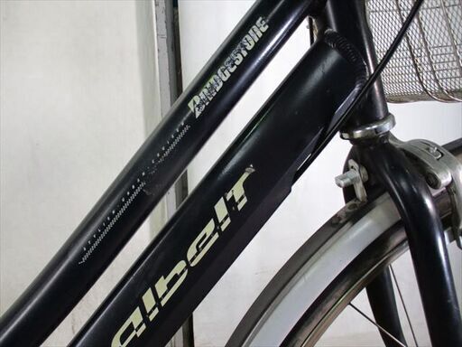 C104 限定特価 整備済み☆ブリヂストン アルベルト 紺☆ 自転車 【27 