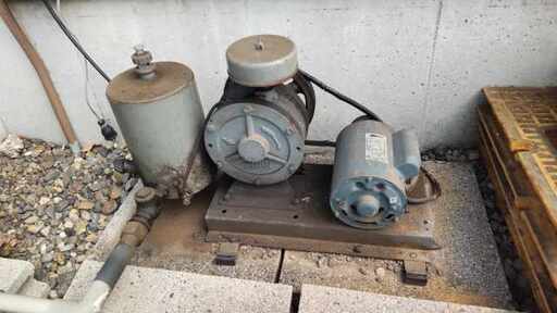 フジクリーン 浄化槽 ロータリーブロア エアー ポンプ ２５０L ２８人槽用 MFD-250S 動作品２