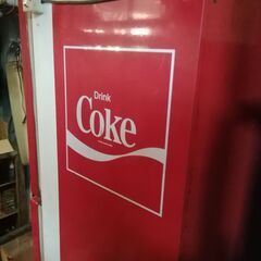 古いコカ・コーラ 業務用 店舗用 冷蔵庫  