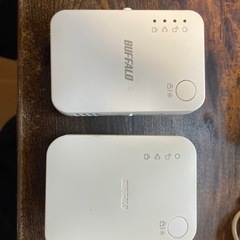 wifi中継機二個　バッファロー