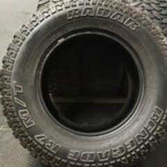RADAR RENEGADE R7 M/T LT265/70R17 121/118Q 17インチ 夏タイヤ 4本 2017年製 バリ溝 FJクルーザー ラングラー等　(TD760) クレジットカード QRコード決済可能