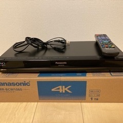 Panasonic ブルーレイレコーダー　DMR-BCW1060