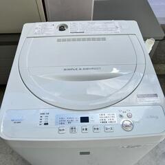2018年 シャープ/SHARP 全自動洗濯機 5.5kg ES-G5E5-KW