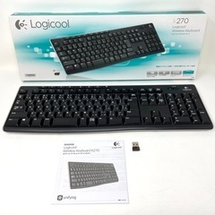 【美品】ロジクール ワイヤレスキーボード K270