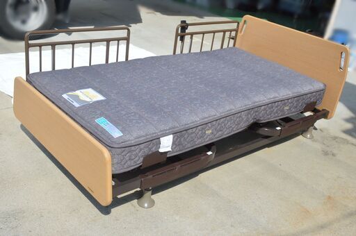 France Bed フランスベッド 介護ベッド 電動シングルベッド フレームセット HRT-N3T エスポア サイドレール付【238】