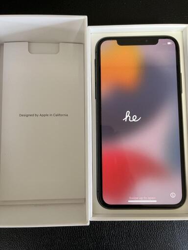 【超美品】iPhone X Space Gray 256 GB SIMフリー 18560円