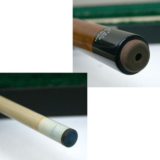 ヒューブラー ビリヤードキュー プレイキュー 58.5インチ McDERMOTTハードケース付 HUEBLER POOL CUE アメリカ製 札幌市 清田区 平岡