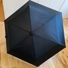 【新品未使用】 patria 折りたたみ傘 ブラック　黒