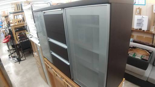 NITORI キッチンカウンター 120幅 食器棚 カップボード キッチンボード ニトリ