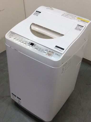 （2/1受渡済）YJT4916【SHARP/シャープ 5.5㎏洗濯機】美品 2018年製 ES-TX5B 家電 洗濯 乾燥機能付