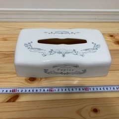 【特価】アンティーク陶器製ボックスティッシュカバー