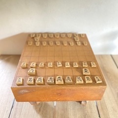 天童　武内王将堂製将棋駒　玉刀作　　将棋盤セット