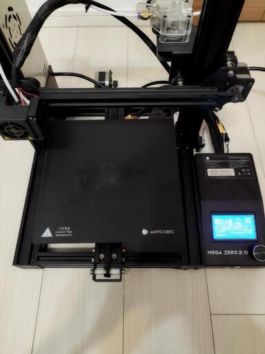 美品　ANYCUBIC 3Dプリンター MegaZero2.0  組立済み 即使用可能　＋　PLAフィラメント2.0kg相当　＋　耐熱磁気シート２枚　＋　テフロンチューブ予備