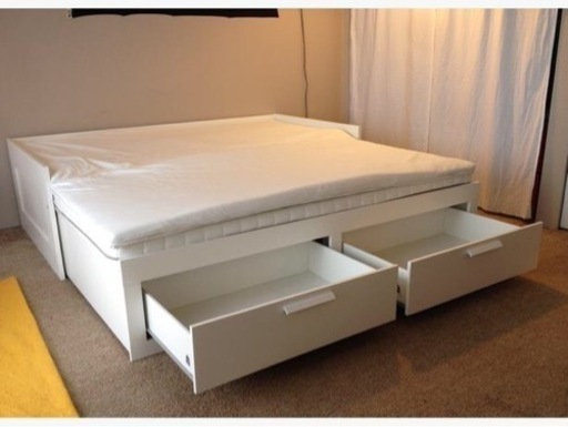 IKEA ブリムネスベッド　シングル　ダブル