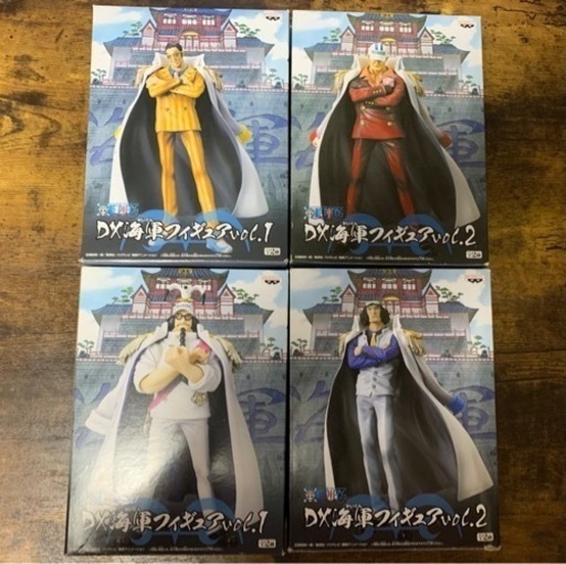 ONE PIECE ワンピース　DX海軍フィギュア　全4体