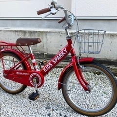364、幼児用自転車18インチ(赤)
