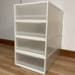 無印良品 MUJI ＰＰ 衣装ケース 引出式 4個セット　40x...