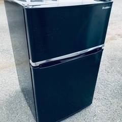 ET1831番⭐️エスキュービズム2ドア冷凍冷蔵庫⭐️